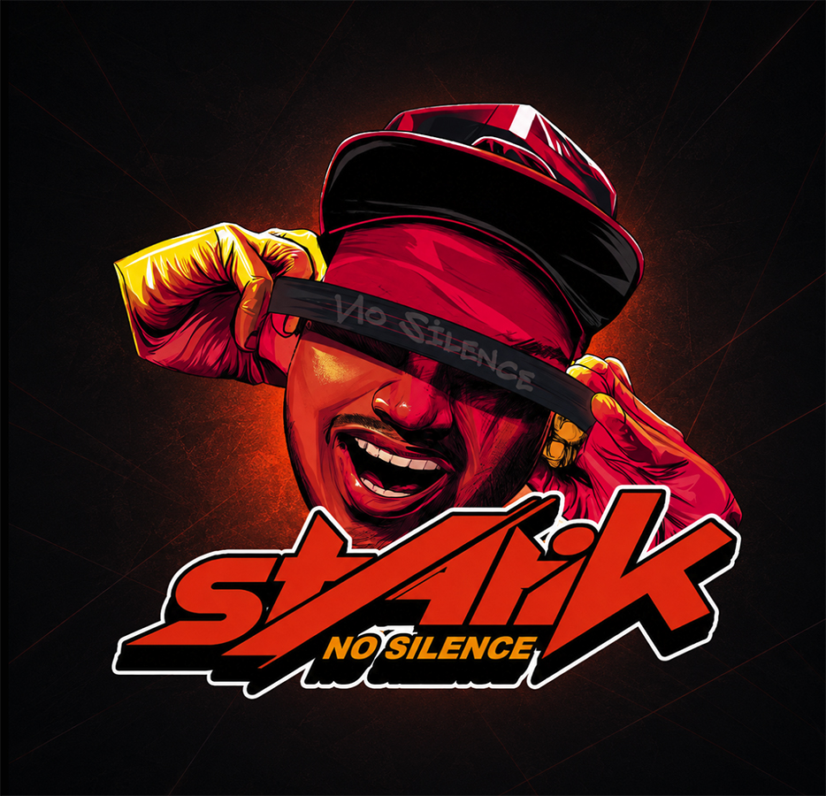 Illustrated DJ Statik No Silence character